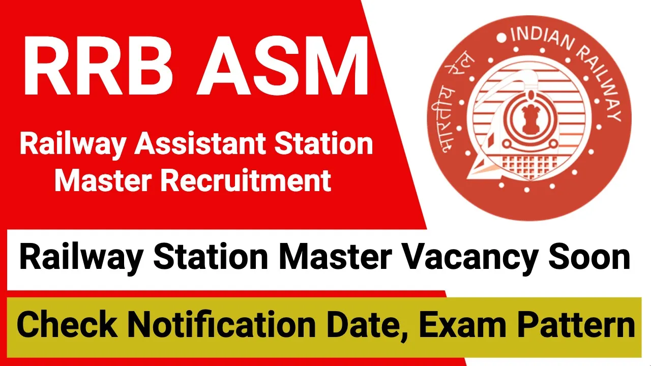 RRB ASM Recruitment 2024 Apply for Assistant Station Master Positions